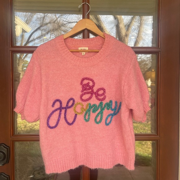 “Be Happy” sweater - Picture 1 of 2